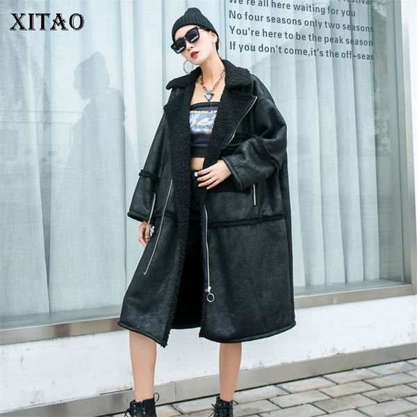 xitao plus size jacket full sleeve pocket patchwork pocket goddess fan casual style minority loose wide waist coat zy1386 201212, Black
xitao plus size jacket full sleeve pocket patchwork pocket goddess fan casual style minority loose wide waist coat zy1386 201212, Black