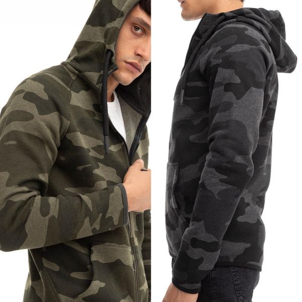 2020 new autumn winter men's hoodies zipper fleece hooded military camouflage army cotton clothing male, Black
2020 new autumn winter men's hoodies zipper fleece hooded military camouflage army cotton clothing male, Black