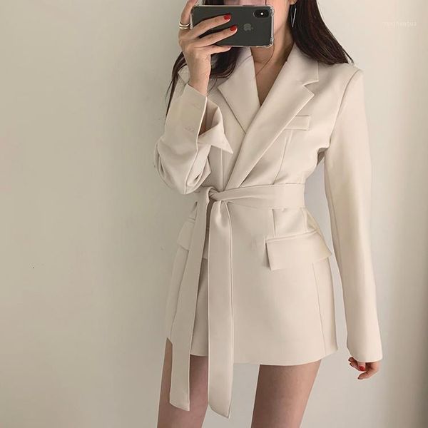 solid white women's windbreaker vintage women blazer with belt black female coat elegant office work clothes trench female1, Tan;black
solid white women's windbreaker vintage women blazer with belt black female coat elegant office work clothes trench female1, Tan;black