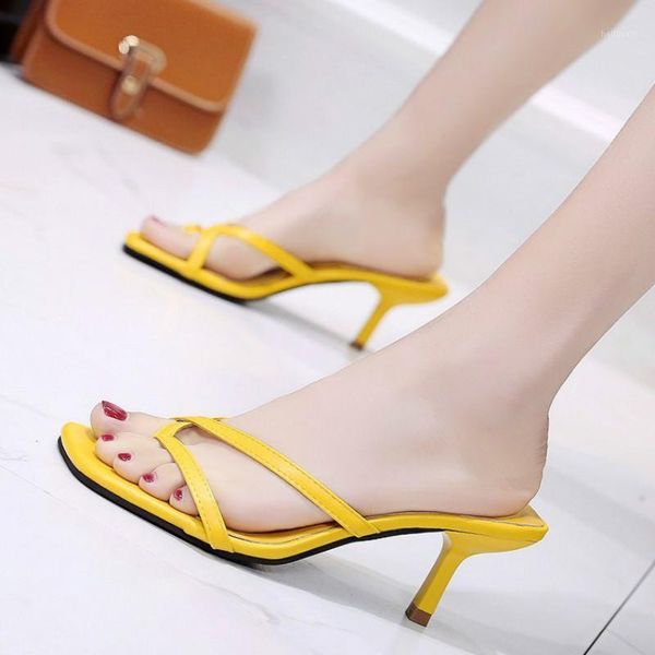 summer women herringbone slippers lady open toe high-heeled stiletto toe flip flops fashion outdoor women's drag shoes1, Black
summer women herringbone slippers lady open toe high-heeled stiletto toe flip flops fashion outdoor women's drag shoes1, Black