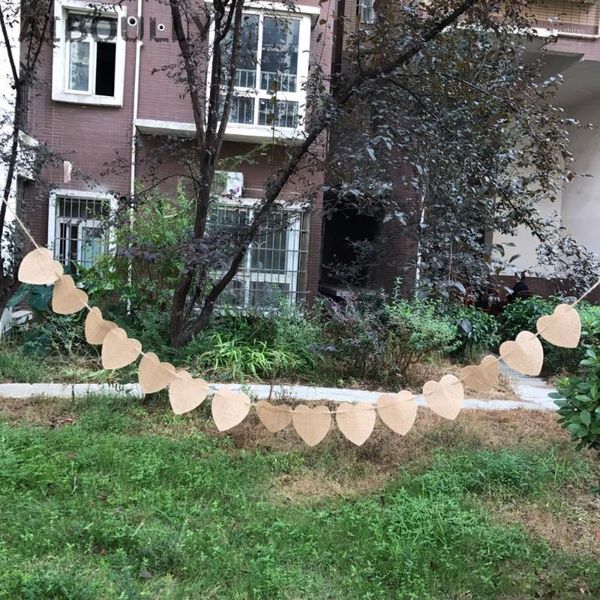 400cm 15 flags jute fabric bunting banner heart flags vintage wedding party burlap banners rustic wedding decoration cent1
400cm 15 flags jute fabric bunting banner heart flags vintage wedding party burlap banners rustic wedding decoration cent1