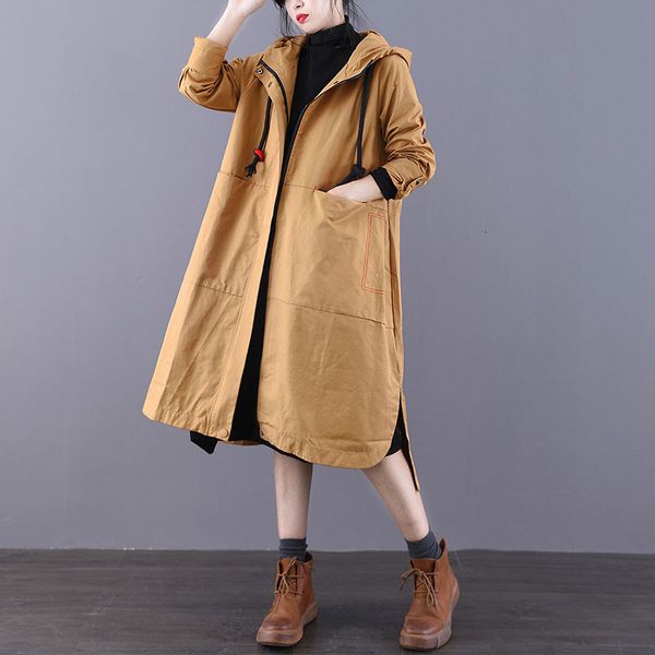 spring new coat female long korean casual fashion big pocket woman jacket outerwear r873 voou, Tan;black
spring new coat female long korean casual fashion big pocket woman jacket outerwear r873 voou, Tan;black