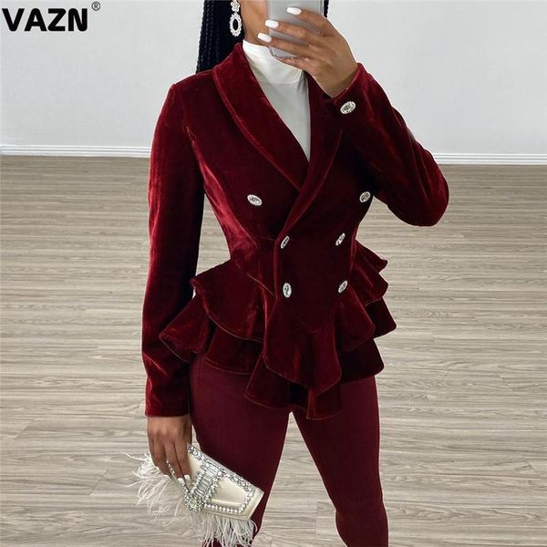 vazn autumn 2020 business suit red color single-breasted full sleeve v-neck turn-down collar coat night club moto wind coat, Black;brown
vazn autumn 2020 business suit red color single-breasted full sleeve v-neck turn-down collar coat night club moto wind coat, Black;brown