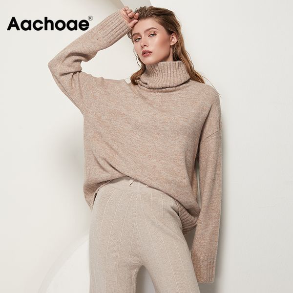 aachoae autumn winter women knitted turtleneck cashmere sweater 2020 casual basic pullover jumper batwing long sleeve loose, White;black
aachoae autumn winter women knitted turtleneck cashmere sweater 2020 casual basic pullover jumper batwing long sleeve loose, White;black