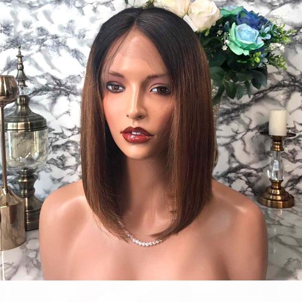 brazilian full lace human hair wig ombre hair wigs for women lace front wigs with pre plucked hairline cut bob wig, Black;brown
brazilian full lace human hair wig ombre hair wigs for women lace front wigs with pre plucked hairline cut bob wig, Black;brown