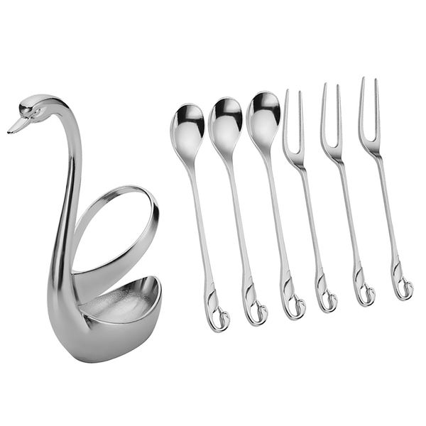 из нержавеющей стали фрукты вилка ложка swan base кофе чайной ложки столовых приборов набор 3шт вилка 3шт ложка
из нержавеющей стали фрукты вилка ложка swan base кофе чайной ложки столовых приборов набор 3шт вилка 3шт ложка