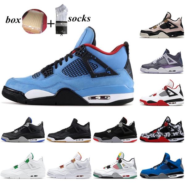 with box new 4 4s jumpman men basketball shoes sail neon metallic purple basketball sneakers black cat encore bred fire red trainers 36-47, White;red
with box new 4 4s jumpman men basketball shoes sail neon metallic purple basketball sneakers black cat encore bred fire red trainers 36-47, White;red