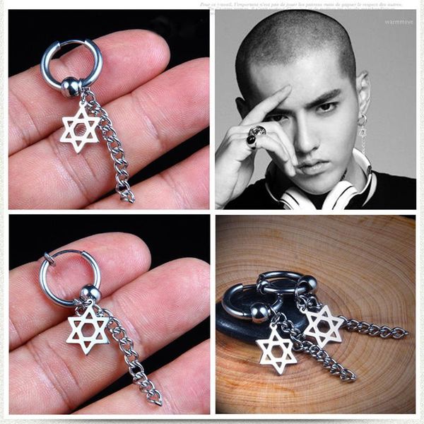 stainless steel fashion silver black earrings hip hop punk earrings gifts for woman accessories Hexagram chain earring womens1, Golden;silver
stainless steel fashion silver black earrings hip hop punk earrings gifts for woman accessories Hexagram chain earring womens1, Golden;silver