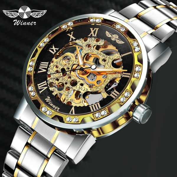 winner hollow mechanical mens watches brand luxury iced out crystal fashion punk steel wristwatch for man clock 201113, Slivery;brown
winner hollow mechanical mens watches brand luxury iced out crystal fashion punk steel wristwatch for man clock 201113, Slivery;brown