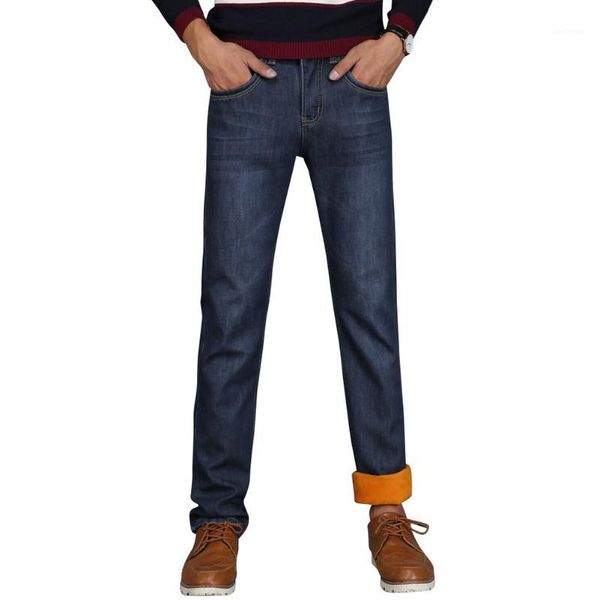 men winter thermal jeans fleeced lined denim long pants casual warm trousers for office travel tc211, Blue
men winter thermal jeans fleeced lined denim long pants casual warm trousers for office travel tc211, Blue