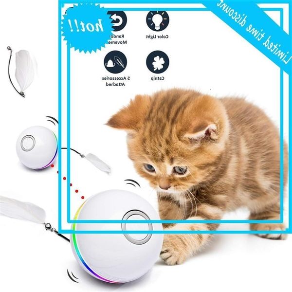 automatic smart ball interactive cat herb usb self-loadable rotating colorful led four bells toys for cats kitts
automatic smart ball interactive cat herb usb self-loadable rotating colorful led four bells toys for cats kitts