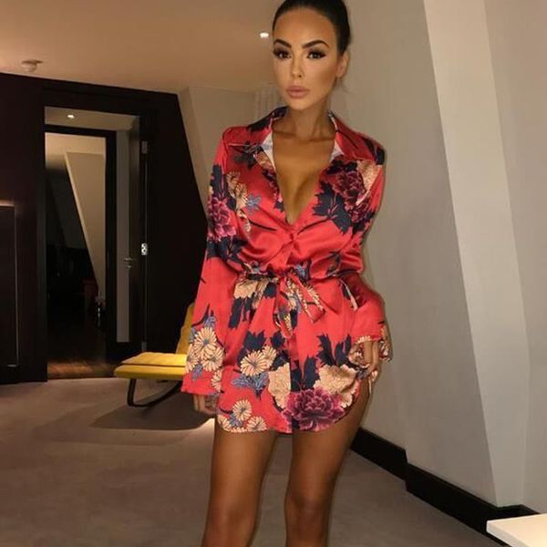 summer silk satin shirt mini dress women ladies printed floral long sleeve loose short dresses beach party wear, Black;gray
summer silk satin shirt mini dress women ladies printed floral long sleeve loose short dresses beach party wear, Black;gray