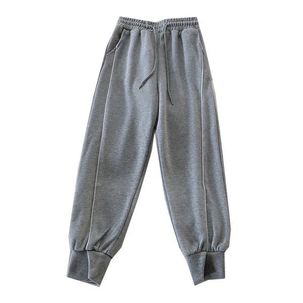 yoga outfits gray casual sports pants women loose trousers split thin black guard spring and autumn, White;red
yoga outfits gray casual sports pants women loose trousers split thin black guard spring and autumn, White;red