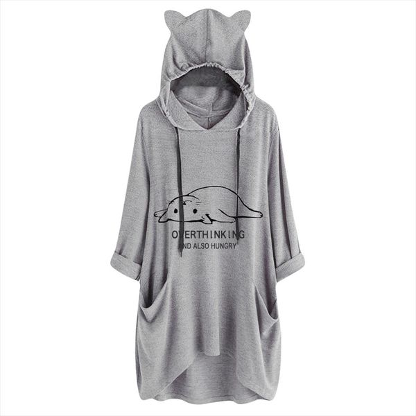 lovely cat ears women blouse and hoodies autumn kawaii cat printed pullover sweatshirt with pockets ladies hoody outwear, Black
lovely cat ears women blouse and hoodies autumn kawaii cat printed pullover sweatshirt with pockets ladies hoody outwear, Black