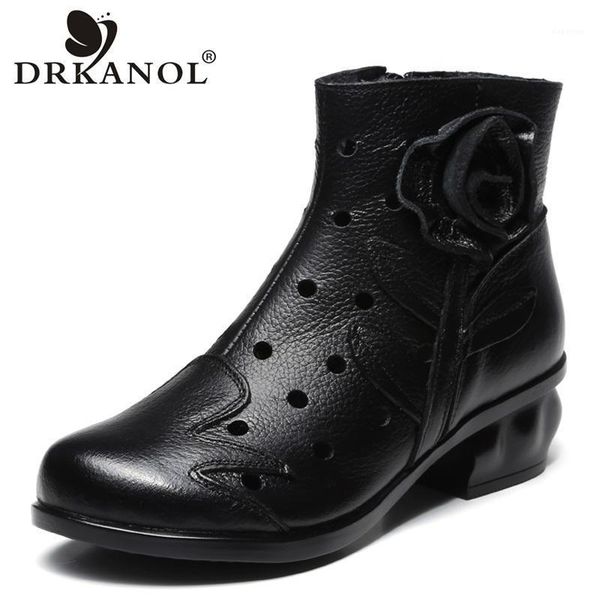 boots drkanol hollow out genuine leather women thick high heels casual shoes round toe ankle for summer cool1, Black
boots drkanol hollow out genuine leather women thick high heels casual shoes round toe ankle for summer cool1, Black