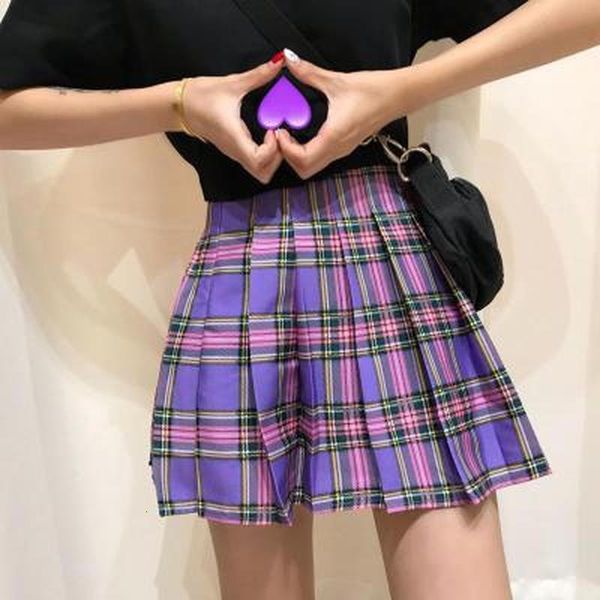 mini women's skirt plaid pleated high waist plus size skirts womens faldas mujer moda 2020 jupe femme spodnica, Black
mini women's skirt plaid pleated high waist plus size skirts womens faldas mujer moda 2020 jupe femme spodnica, Black