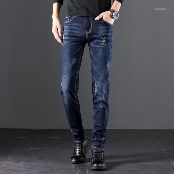 classic washed jeans men pants business casual denim trousers male 2019 autumn winter quality stretch slim fit mens jeans homme1, Blue
classic washed jeans men pants business casual denim trousers male 2019 autumn winter quality stretch slim fit mens jeans homme1, Blue