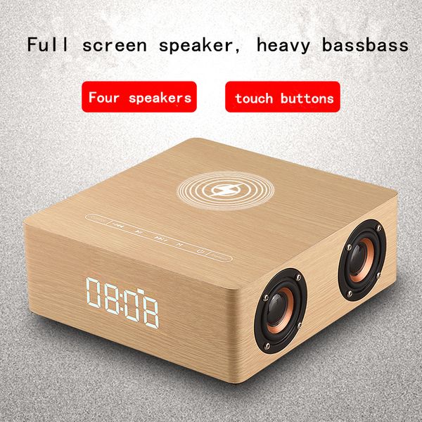 q5a retro wood multi-functional bluetooth speaker alarm clock wireless charger column subwoofer music center surround sound aux tf
q5a retro wood multi-functional bluetooth speaker alarm clock wireless charger column subwoofer music center surround sound aux tf