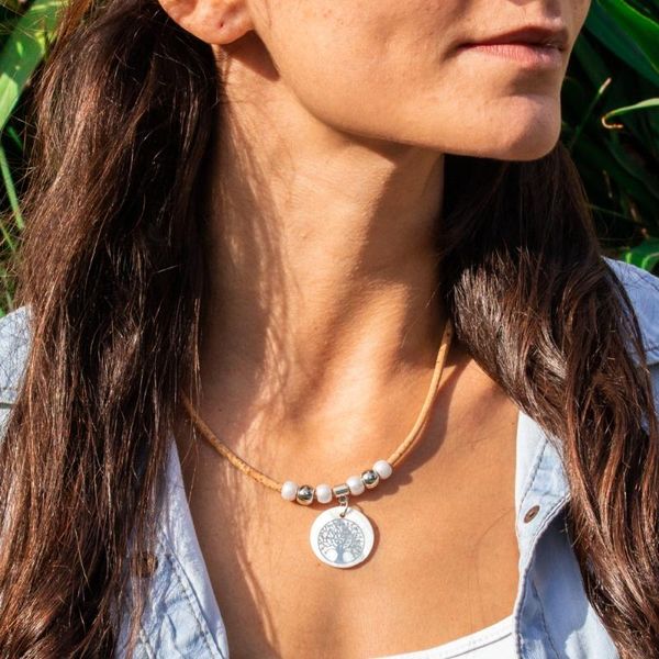 pendant necklaces cork jewelry necklace for women shell tree handmade original n-170-a, Silver
pendant necklaces cork jewelry necklace for women shell tree handmade original n-170-a, Silver