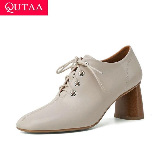 qutaa 2021 classic square high heel ankle boots autumn winter women shoes lace up casual pointed toe ladies pumps size 34-42, Black
qutaa 2021 classic square high heel ankle boots autumn winter women shoes lace up casual pointed toe ladies pumps size 34-42, Black