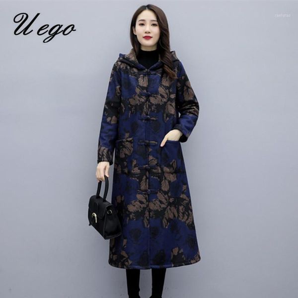 woolen coat thicken fleece warn winter coat plus size women's print floral vintage female casual long outwear coats1, Black
woolen coat thicken fleece warn winter coat plus size women's print floral vintage female casual long outwear coats1, Black