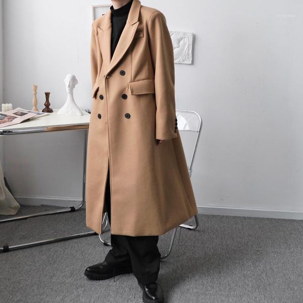 mixcubic 2020 winter england style double breasted woolen jackets coat men casual loose long section wool coats men,s-xl1, Black
mixcubic 2020 winter england style double breasted woolen jackets coat men casual loose long section wool coats men,s-xl1, Black
