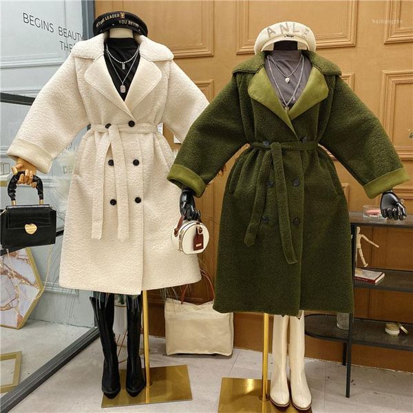 long jacket women lambs wool coat turn-down collar patchowrk overcoat veste femme eco fur coat clothing 2020 new fashion1, Black
long jacket women lambs wool coat turn-down collar patchowrk overcoat veste femme eco fur coat clothing 2020 new fashion1, Black