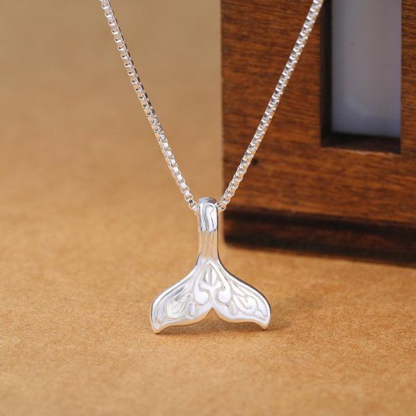 the new listing 925 sterling silver cute mermaid necklace wholesale female models korean fashion high-quality silver jewelry
the new listing 925 sterling silver cute mermaid necklace wholesale female models korean fashion high-quality silver jewelry