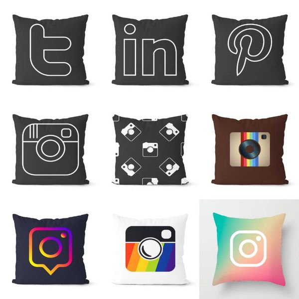 new app logo series cushion cover instagram twitter print pillows case famouse brand modern simple sofa throw pillows
new app logo series cushion cover instagram twitter print pillows case famouse brand modern simple sofa throw pillows