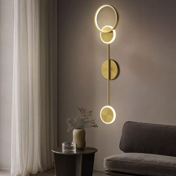 wall lamp artpad creative led lights decoration for bedroom black gold copper 3 cycle sconce tv background living room stair
wall lamp artpad creative led lights decoration for bedroom black gold copper 3 cycle sconce tv background living room stair