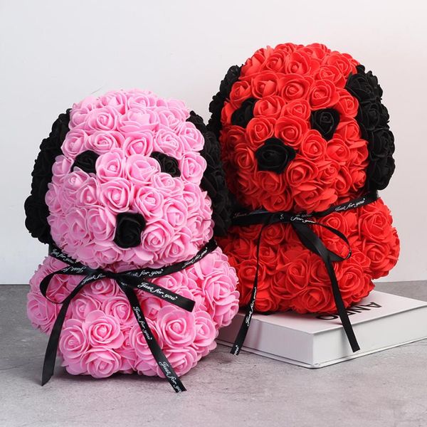40cm teddy rose dog artificial flower rose of dog christmas decoration for home valentines day women mother 's gifts
40cm teddy rose dog artificial flower rose of dog christmas decoration for home valentines day women mother 's gifts