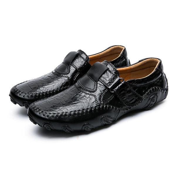summer men flats loafers breathable casual leather shoes peas moccasins slip on driving male hc-234, Black
summer men flats loafers breathable casual leather shoes peas moccasins slip on driving male hc-234, Black