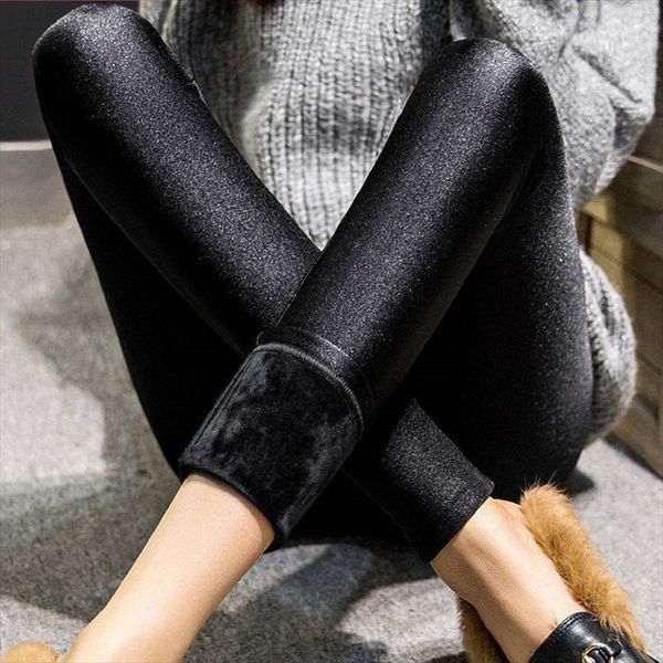 autumn winter thick leggings fashion solid slim pants lady fleece warm leggings casual black shiny high waist
autumn winter thick leggings fashion solid slim pants lady fleece warm leggings casual black shiny high waist