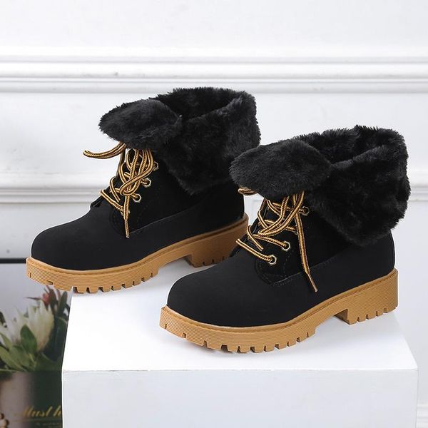platform fashion winter wholesale ankle fur snow boots women 2020 outdoor warm plush low heel solid shoes woman, Black
platform fashion winter wholesale ankle fur snow boots women 2020 outdoor warm plush low heel solid shoes woman, Black