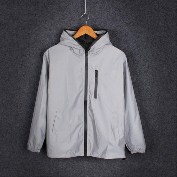 clothes jacket new trendy reflective jacket men/women harajuku windbreaker jackets hooded streetwear coat zipper coats, Black
clothes jacket new trendy reflective jacket men/women harajuku windbreaker jackets hooded streetwear coat zipper coats, Black