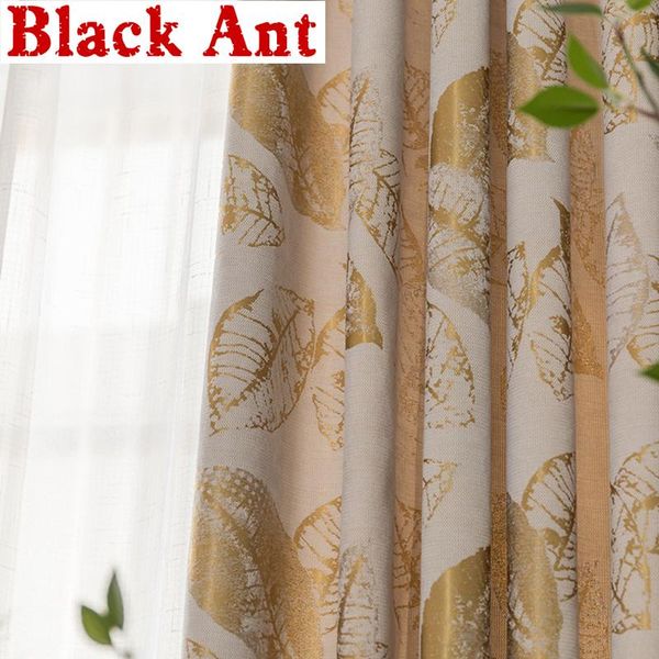 golden leaf print curtain living room bedroom modern thick blackout fabric luxury jacquard window panel drapes cortina x-zh208f
golden leaf print curtain living room bedroom modern thick blackout fabric luxury jacquard window panel drapes cortina x-zh208f