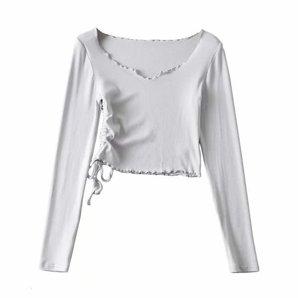2021 new european and american side draw string blazer 21 cultivate morality spring stretch yoga long sleeve t-shirt bo3y, White
2021 new european and american side draw string blazer 21 cultivate morality spring stretch yoga long sleeve t-shirt bo3y, White