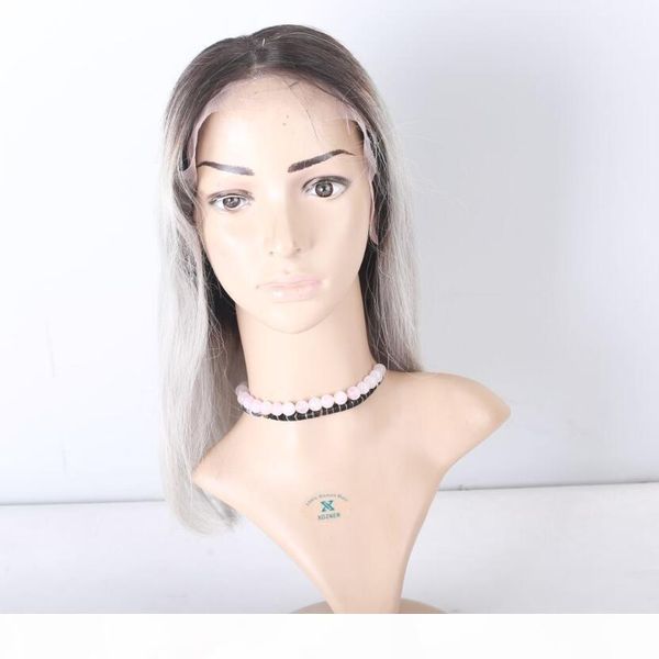 1b grey ombre human hair wig with baby hair pre plucked full lace wig brazilian remy hair, Black;brown
1b grey ombre human hair wig with baby hair pre plucked full lace wig brazilian remy hair, Black;brown