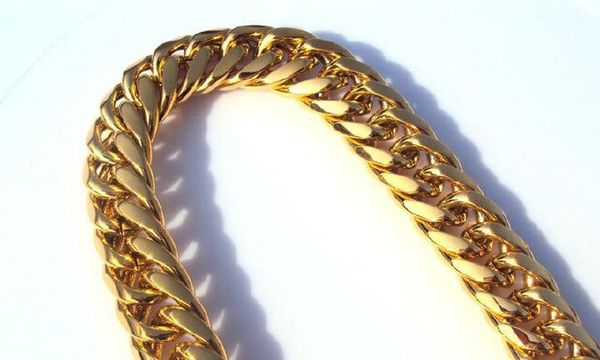 heavy mens 24k real solid gold finish thick miami cuban l bbybyi nana_shop, Silver
heavy mens 24k real solid gold finish thick miami cuban l bbybyi nana_shop, Silver