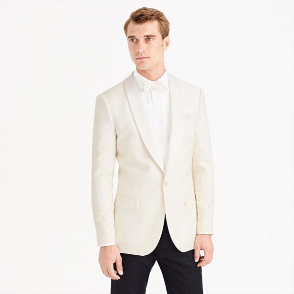 ivory slim fit wedding suits for men groom wear terno tuxedos 2 pieces (jacket+pants) shawl lapel groomsman suits costume homme1, White;black
ivory slim fit wedding suits for men groom wear terno tuxedos 2 pieces (jacket+pants) shawl lapel groomsman suits costume homme1, White;black