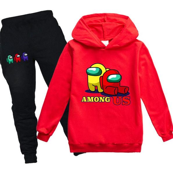 among us hoodies pants suit for teens girls boys children cartoon sweat shirt suit kids spring clothes, White
among us hoodies pants suit for teens girls boys children cartoon sweat shirt suit kids spring clothes, White