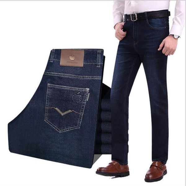 2020 new men's medium high waist straight jeans easy to wear elastic casual pants1, Blue
2020 new men's medium high waist straight jeans easy to wear elastic casual pants1, Blue