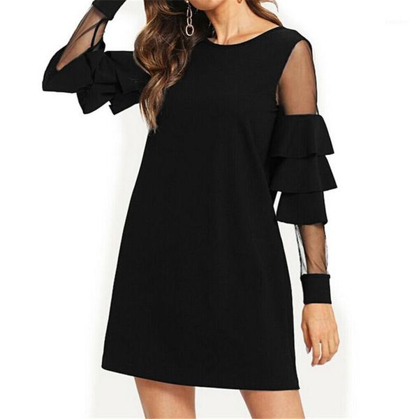 vintage dress summer women long sleeve dress plus size womens dresses solid color ladies dresses party clothes clubwear1, Black;gray
vintage dress summer women long sleeve dress plus size womens dresses solid color ladies dresses party clothes clubwear1, Black;gray