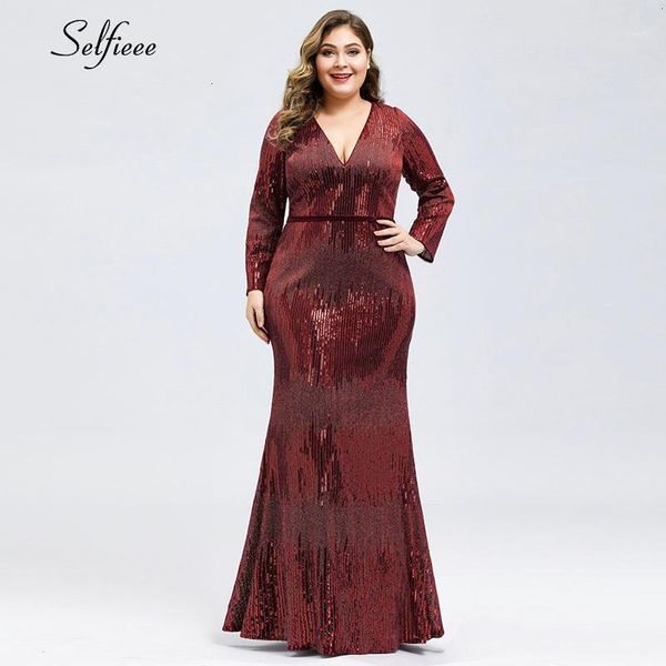 plus size sequin women dresses long sleeve mermaid deep v-neck bodycon maxi dress burgundy party dress lange jurken 20201, Black;gray
plus size sequin women dresses long sleeve mermaid deep v-neck bodycon maxi dress burgundy party dress lange jurken 20201, Black;gray