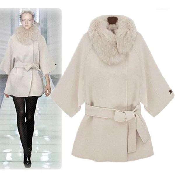savabien autumn woolen coat women fashion white 3/4 sleeve korean cape coat hooded elegant lolita belted wool jacket streetwear1, Black
savabien autumn woolen coat women fashion white 3/4 sleeve korean cape coat hooded elegant lolita belted wool jacket streetwear1, Black