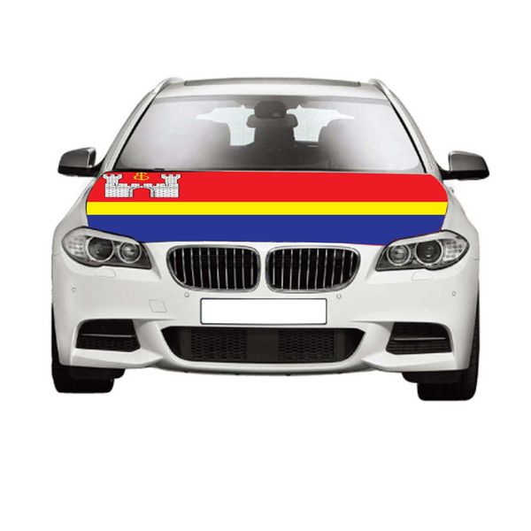 kaliningrad oblast flags 3.3x5ft 100%polyester,car bonnet banner