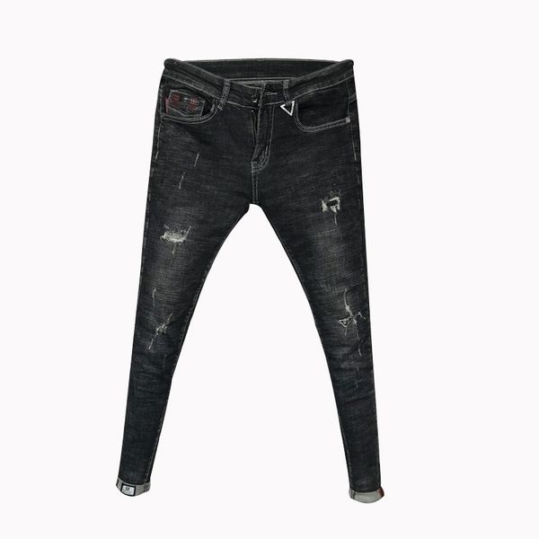 wholesale fashion shredded pants trendy men's slim jeans korean denim social youth feet pants hair stylist pencil pants 201111, Blue
wholesale fashion shredded pants trendy men's slim jeans korean denim social youth feet pants hair stylist pencil pants 201111, Blue