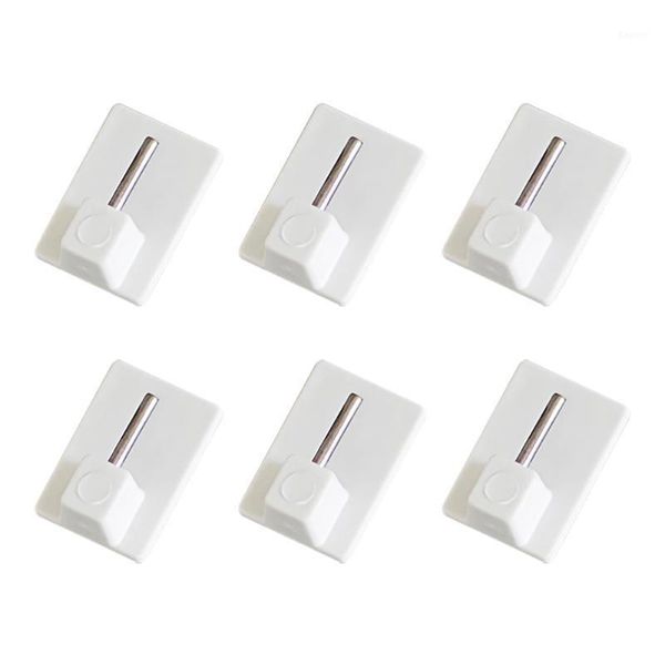 wall 6pcs self-adhesive hook storage hooks kitchen bathroom hook curtain buckle curtain hooks buckle accessories1
wall 6pcs self-adhesive hook storage hooks kitchen bathroom hook curtain buckle curtain hooks buckle accessories1