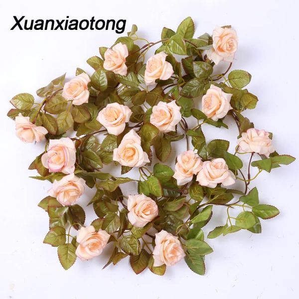 xuanxiaotong 230cm 17 head autumn rose flower vine artificial for wedding decor real touch silk flowers string with leaves1
xuanxiaotong 230cm 17 head autumn rose flower vine artificial for wedding decor real touch silk flowers string with leaves1