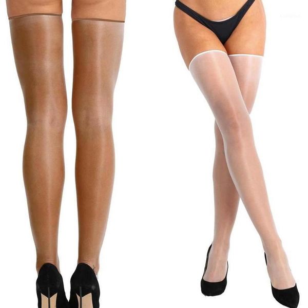 women sheer oil shine thigh high silk long stockings 10d stay up glossy wet look hosiery thigh-highs1, Black;white
women sheer oil shine thigh high silk long stockings 10d stay up glossy wet look hosiery thigh-highs1, Black;white
